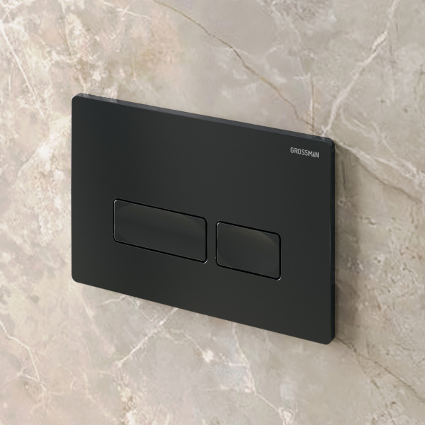 Клавиша смыва Grossman Pragma 700.K31.03.210.210 черный матовый